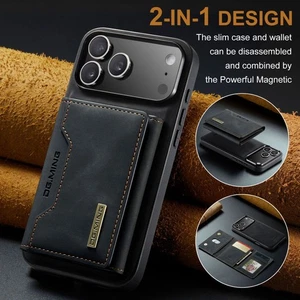 Hülle Für iPhone 17 16 15 14 13 12 Pro Max Handy Tasche Leder Wallet Case Schutz - Picture 1 of 44