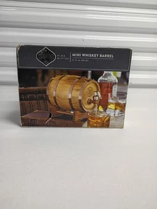 DASHING FINE GIFT MINI WHISKEY FASS 27 FL OZ 800 ML HOLZ BRANDNEU (1-3) - Bild 1 von 2