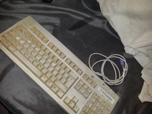 Packard Bell 5140W Keyboard Wired PC Computer Retro Vintage QWERTY PS/2 Tested  - Picture 1 of 7