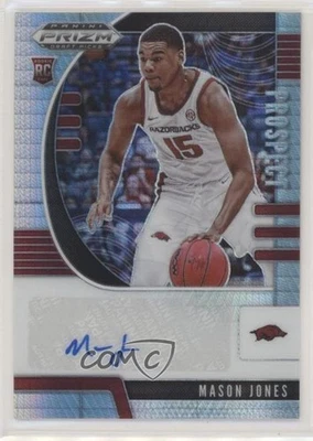 2020 Panini Prizm Draft Picks Prospect Hyper Mason Jones #PA-MJ Rookie Auto RC - Image 1 of 2