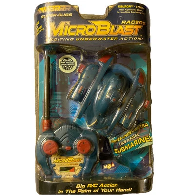 Micro Blast RACERS Tiburon 27 Mhz Underwater Action RC 2003 NUEVO Foto 1 de 4