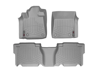 WeatherTech FloorLiner for 2012-2013 Toyota Tundra - 1st & 2nd Row, Grey - Image 1 of 4