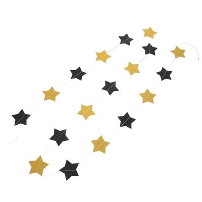 2 Piezas Decorativas Bandera Creativa Baby Shower Guirnalda Dorada Decoraciones Foto 1 de 4