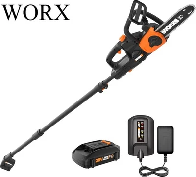 Worx WG323 20V Power Share 10" Cordless Pole/Chain Saw with Auto-Tension - Image 1 of 4