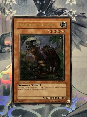 FOTB-EN017 Destroyersaurus Ultimate Rare UNL Edition Lightly Played YuGiOh TCG - Image 1 of 4