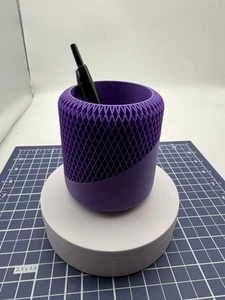 Moderno Escritorio Pluma Soporte para Lápices Organizador Moderno Oficina y Hogar Decoración Púrpura - Imagen 1 de 6