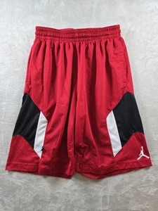 Air Jordan Nike Shorts Mens Large Red Jumpman Basketball 9" Inseam 729414 *Read - Imagen 1 de 12