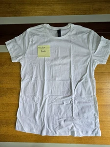 NEW Gildan Youth Softstyle T-Shirt White Size Large – Blank Cotton Tee for Craft - Picture 1 of 3