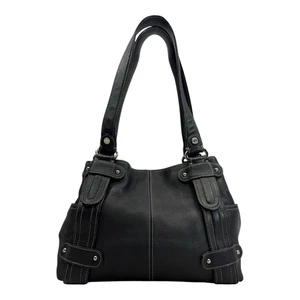 Bolso de mano vintage de cuero granulado TIGNANELLO años 90 00 Bolso de hombro Hobo Cartera NUEVO - Imagen 1 de 21