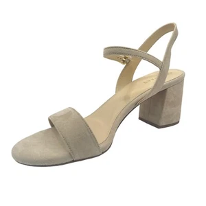 Cole Haan Women's Josie Block Heel Sandal in Light Mortar Suede Size 10B Strappy - Picture 1 of 10