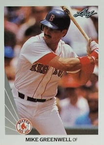 Mike Greenwell, 1990 Leaf #143, Boston Red Sox - Stock# 4013 - Picture 1 of 2