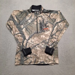 Sitka Mimicry 2.0 Pullover Mothwing Mountain Men Medium 1/4 Zip Sweater Hunting - Picture 1 of 8