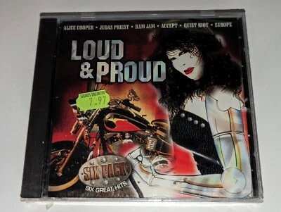 Loud & Proud Six Pack CD 6 Great Hits Alice Cooper/Judas Priest/Accept/Europe+ - Image 1 of 4