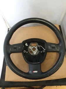 AUDI A4 Mk3 (B7) S0Line Leather Multifunction Steering Wheel 8P0419091CTURS - Picture 1 of 2