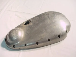 BSA A10 A7 PRE UNIT OUTER PRIMARY COVER PART # 42-7506 GOOD THREADS SOME REPAIRS - Picture 1 of 6