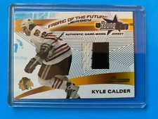 2001-02 Bowman YoungStars Fabric Future Jersey RC Rookie ~ Kyle Calder #FFJ-KC