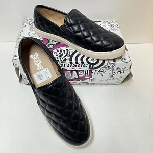 Damen-Slipper Sneakers gesteppt schwarz flach Schuhe Brash Crave Größe 8,5 mittlere Weite - Bild 1 von 17