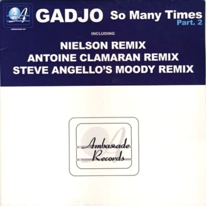 GADJO - SO MANY TIMES - 12” VINYL RECORD - FUNKY HOUSE HED KANDI CLASSIC DJ - Picture 1 of 4