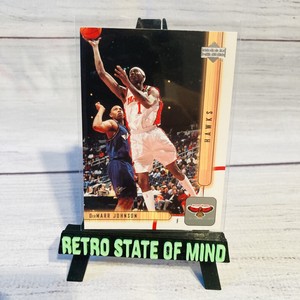 2001 Upper Deck #6 DerMarr Johnson NBA Basketball Atlanta Hawks 