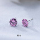 Earrings Women Small Piercing Gift Zircon Crystal Jewelry Pendients Mini 3-8mm