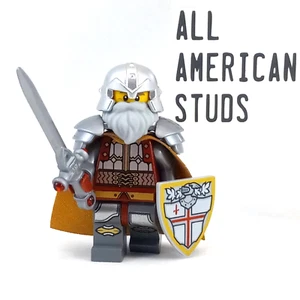 LEGO Castle Knight King Minifigure Lord of the Rings Dain LOTR Torso 79017 - Picture 1 of 6