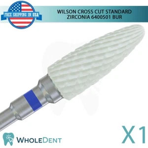 Cross Cut Standard Zirconia Bur Ø6mm 6400501 Dental Lab Fresas Low Speed - Picture 1 of 4