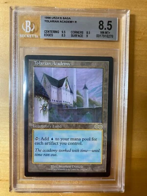 Tolarian Academy - Urza's Saga Rare MTG Magic The Gathering BGS 8.5 NM-MT+  - Image 1 of 2