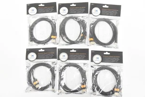 Lot of 6 Cable Matters Mini DisplayPort to DisplayPort Cables 6ft Black - Picture 1 of 4