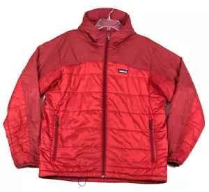 Vintage Patagonia Micro Puff Jacket Mens L Insulated Puffer Das Parka Hoody Red - Picture 1 of 16