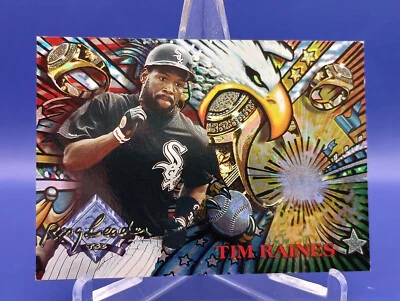 1995 Topps Stadium Club Ring Leaders Tim Raines #12 NM Insert Chicago White Sox - Image 1 of 2