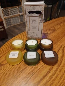 Huntington Home Holiday Macaron Candle Collection Soy Blend Scented Candle Set 3 - Picture 1 of 18