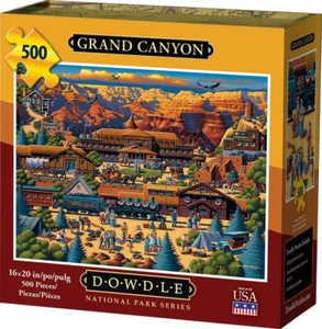 Grand Canyon Jigsaw Puzzle, 500 Pieces, by Dowdle Folk Art, Free Shipping - Picture 1 of 3