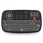 I4 Mini BT Wireless Keyboard with Touchpad 2.4Ghz Backlit Mouse Remote Control 