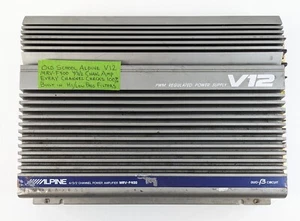 Amplificador Alpine MRV-F400 Old School 4 Canales Funcionamiento - PROBADO, ¡FUNCIONA! - Imagen 1 de 11