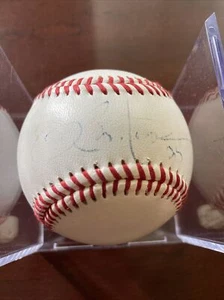 Joe Pepitone Yankees 1962-1969 Signed Witnessed Autograph Baseball - Picture 1 of 4