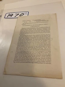 1470 CIVIL WAR ABRAHAM LINCOLN TEXAS NAVY BLOCKADE PROCLAMATION 1864 BROWNSVILLE - Picture 1 of 10