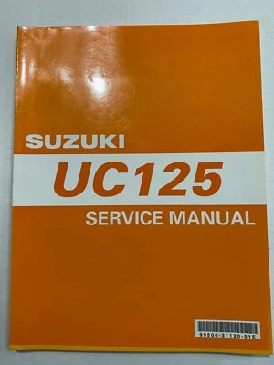Genuine Suzuki UC125X 1999 Workshop Service Manual Book 99500-31120-01E - Image 1 of 4