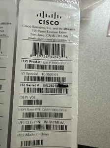 Cisco Genuine QSFP-100G-DR-S NEW SEALED In Clamshell With HOLOGRAM 10-3507-01 - Picture 1 of 2