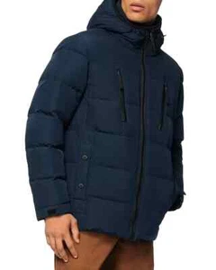 Andrew Marc Men's Montrose Mid Length Water Resistant Puffer Coat Jacket Medium - Picture 1 of 4