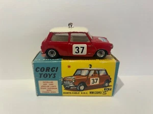 Corgi Toys 317 BMC Mini Cooper Monte Carlo, Repaint, Repo Box, displays well. - Picture 1 of 11