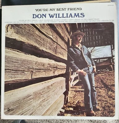 Don Williams You're My Best Friend Vinyl LP  1975 ABC Dot Records - Image 1 of 2