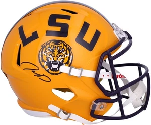 Jayden Daniels LSU Tigers Autographed Riddell Speed Replica Helmet - Picture 1 of 2