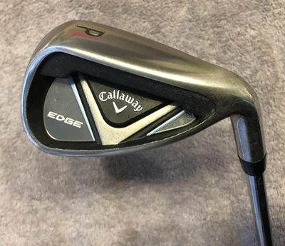 Callaway Edge Single Pitching Wedge, RH, R-Flex Steel Shaft, VGC, 9-10 - Image 1 of 4