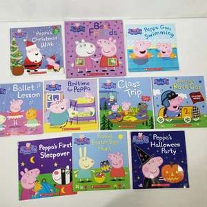 Peppa Pig Books Lot Of 10 Kids Picture Books Preschool Classroom Teacher Set - Picture 1 of 13