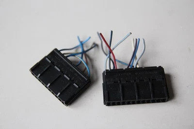 Raro OE Audi B2 Type85 80 90 Cupé 4000 VDO Cuadro de instrumentos Enchufe Conector SET Foto 1 de 4