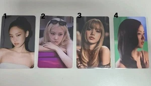 BLACKPINK Concert PHOTOCARD Deadline LuckDraw PC Official JENNIE JISOO ROSE LISA - Picture 1 of 5