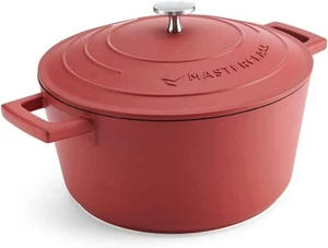 MasterClass Casserole Dish With Lid, Medium 4L/24 cm, Lightweight Cast Aluminium - Picture 1 of 17