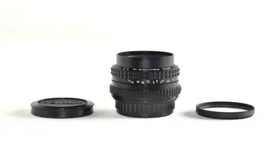 SMC PENTAX-A  1:2  50mm LENS   WITH BOTH CAPS AND A SKYLIGHT FILTER  VERY CLEAN - Image 1 of 4