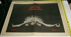 JETHRO TULL Vintage Original Album AD Advert 1973 A Passion Play Prog Rock 2pg - Picture 1 of 2