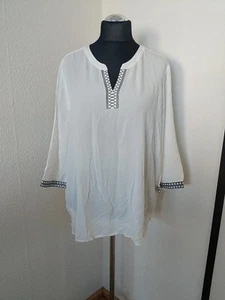 Cecil Damen Tunika Bluse weiß Größe XXL 3/4 Ärmel - Bild 1 von 9